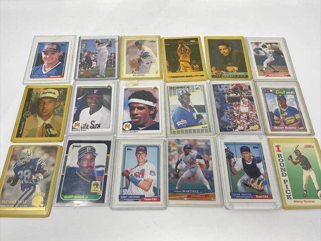 Baseball Basketball Card Collection Sosa Bonds Griffey Dion Rookies Mixed Lot Baseball Basketball Card Collection Sosa Bonds Griffey Dion Rookies Mixed Lot
