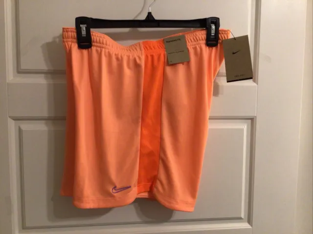 Girl's Youth Nike Standard Dri-Fit Running Run Shorts FD3131-803 Size M Orange