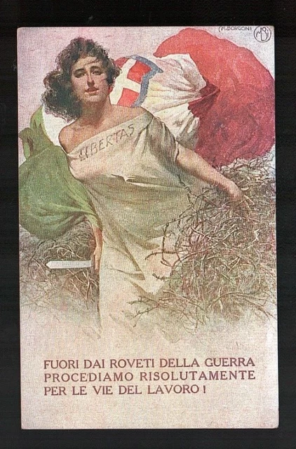 Cartolina Militare Non Viaggiata Illustratore Borgoni