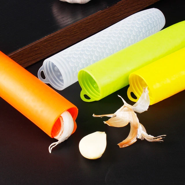 Sbucciatore aglio tubo silicone manuale pelaaglio & aglio acciaio inox P LM❤