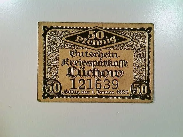 Notgeld Lüchow, 50 Pfennig, 1921