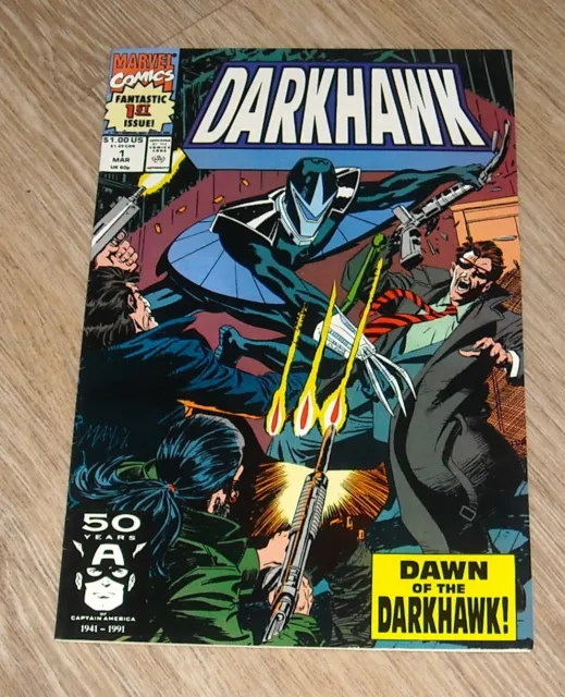 DARKHAWK # 1 MARVEL COMICS March 1991 FIRST APPEARANCE HOBGOBLIN APPEARS