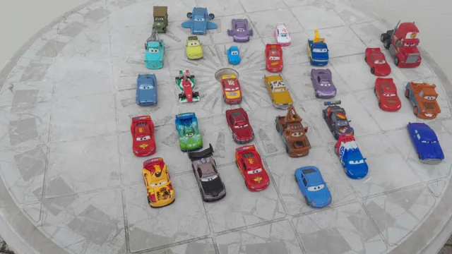 Disney Pixar Lot De 29 Voitures Camions Cars