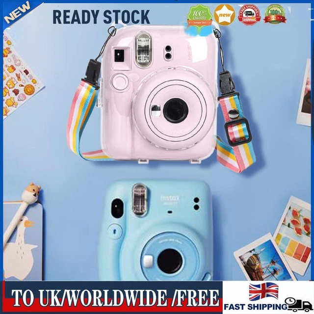 Mini Camera Case PC Crystal Camera Bag Protective Shell for Camera Instax Mini12