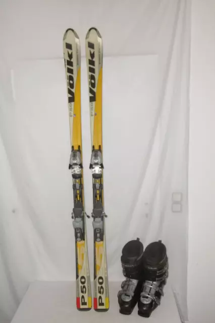 Völkl Ski " P50 " Top Slalom Carver 170 Cm + Dalbello Skischuhe Gr: 43 Im Set