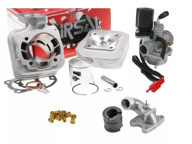 KIT 70ccm Racing T6 Airsal ALU Zylinder + 17,5mm Vergaser Peugeot Speedfight AC