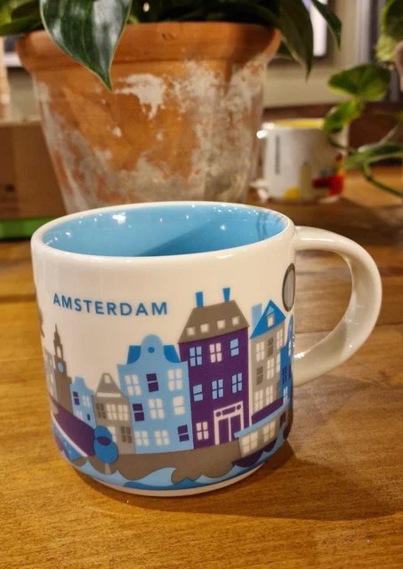 STARBUCKS AMSTERDAM YOU Are Here Mug 14oz YAH Collection NEW Boxed 39.99 -  PicClick UK