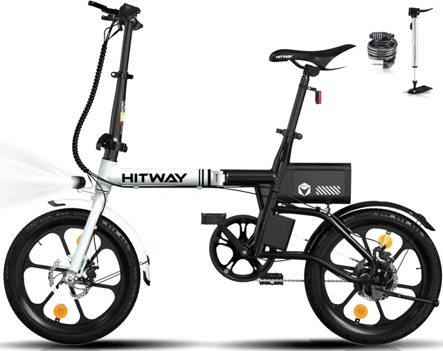 DYU D3F avec cyclomoteur pliant à pédale vélo électrique 14 pouces noir