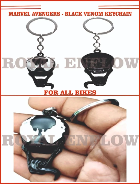 Marvel Avengers - Black Venom Keychain for All Bikes - Express Shipping
