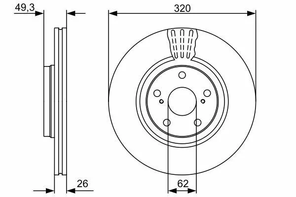 BOSCH 1 457 429 238 Ölfilter  für FORD PEUGEOT CITROËN Filtereinsatz