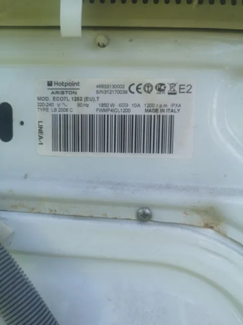 Scheda elettronica lavatrice ariston hotpoint