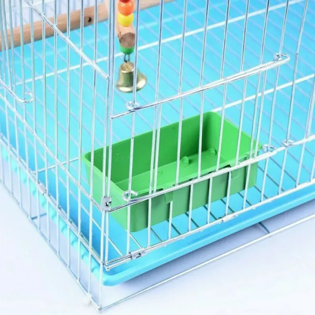 Kunststoff Vogel Bad Wanne Badehaus Käfig Papageien Napf Haustier Vogel Zubehör 3