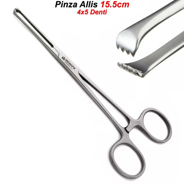 Pinza Emostatica Kelly - Strumento Chirurgico In Acciaio Inox Per Vasi E Arterie
