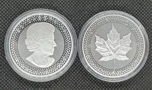 2019 1oz Canada $5 Silver Maple Leaf Modified Proof | Pride Of Two Nations