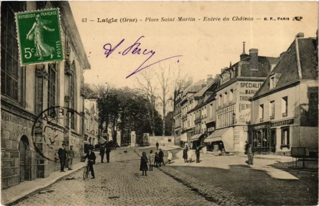 CPA AK LAIGLE Place St-Martin Entrance to the Old Castle (86866667)