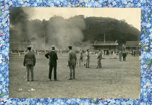 1918 Derby Day Happy Valley Racecourse After The Fire Hong Kong Photo