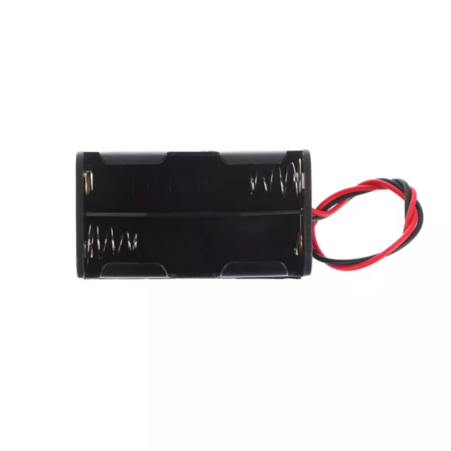 High Quality AA Battery Holder 6V for 4 x AA Batteries Black AA Battery Case Bf