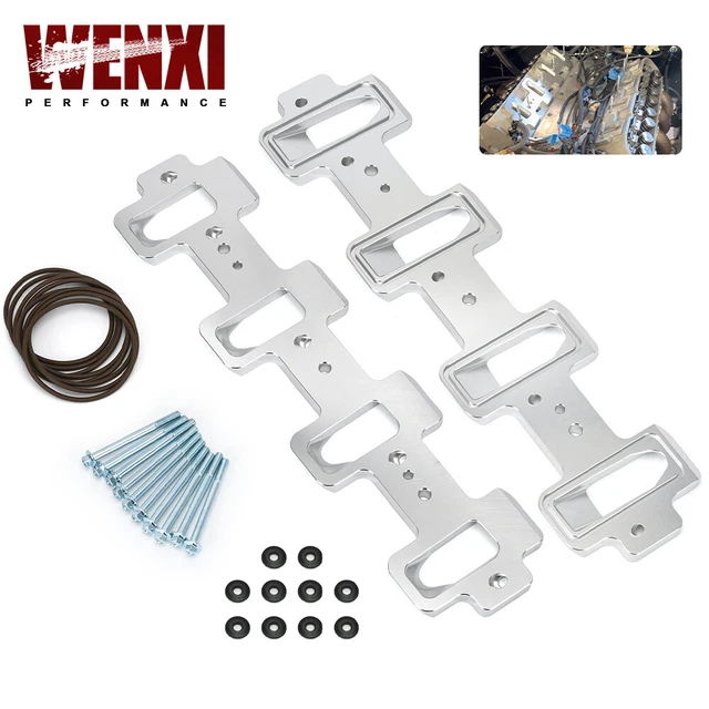 92mm 102mm For LS Cathedral Port Cylinder Head to Rectangle Intake Manifold Port
