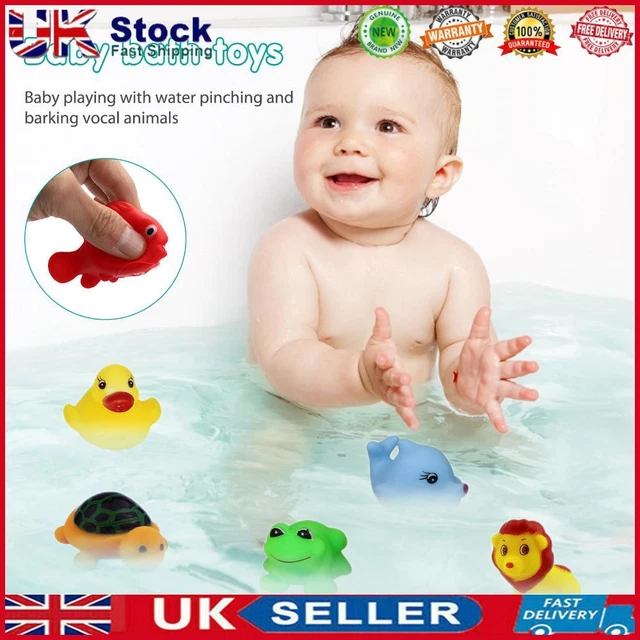 13pcs Child Dabbling Toys Mini Floating Bath Toys Soft Rubber Bathtub Water Toys