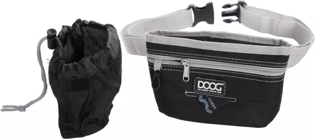 Noir Large Chien Friandise Pochette - Mains-Libres Rangement Training Companion