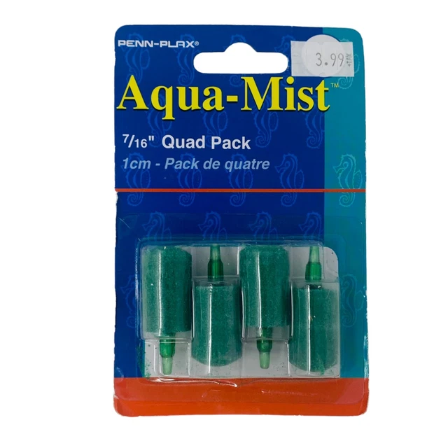 Penn Plax Aqua-Mist Cilindro 1.1cm Lungo Pietra Porosa (4 Confezione)