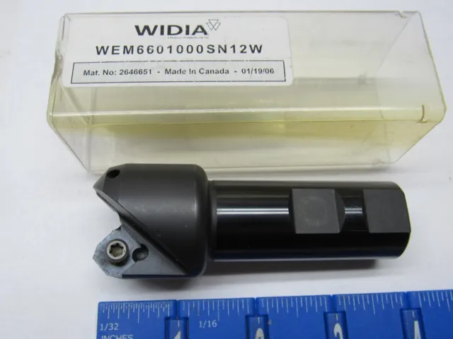 Widia Wem6601000Sn12W  1" Shank Indexable Milling Cutter
