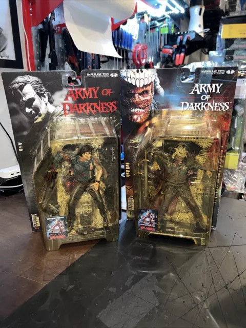 Mcfarlane Movie Maniacs 4 Army Of Darkness Ash & Evil Ash