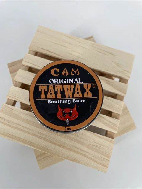 Bálsamo curativo para tatuajes de cera de tatuajes original Cam 1 oz (paquete de 1)
