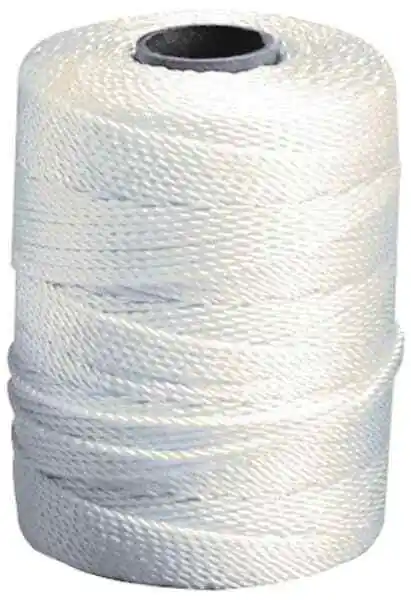 (550 Ft Spool) 3 Ply Polypropylene Twine Yarn, 600 Lb Breaking Strength, White