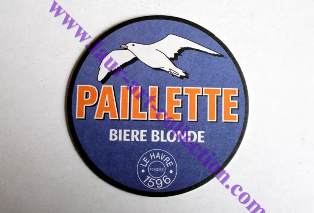 Paillette Rare Ancien Sous Bock Dessous Verre Biere Le Havre Alcool Beer Coaster