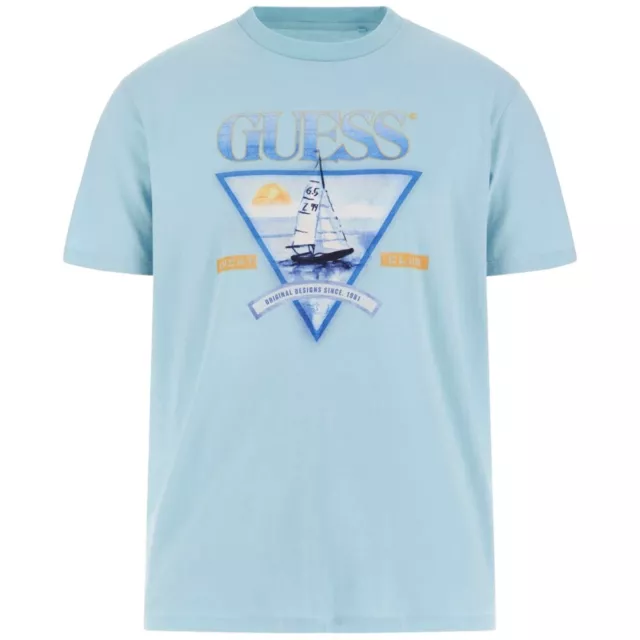 Guess T-Shirt Céleste Imprimé T-Shirt Guess Yacht M4GI40 K9RM1