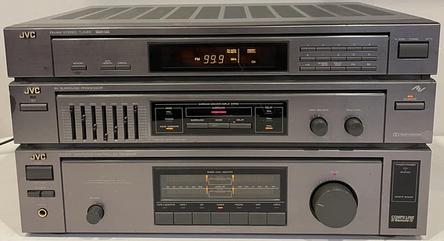 Jvc Computer JVC RX-R77TN COMPUTER CONTROLLED RECEIVER Stereo Tuner System $120.00 ...