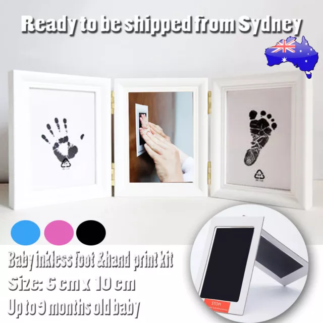 3PCs Newborn Baby Handprint Footprint Inkless Souvenir Gift  Paw Print Keepsake