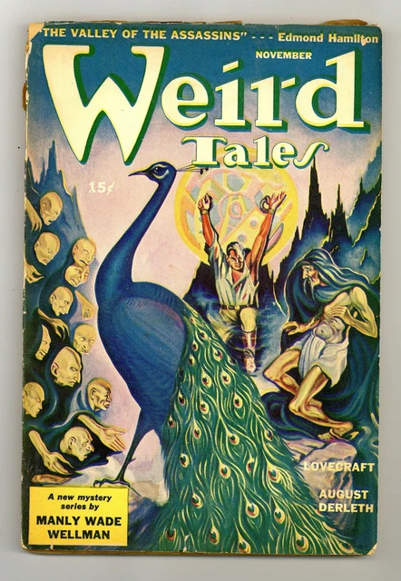 Weird Tales Pulp 1st Series Nov 1943 Vol. 37 #2 GD/VG 3.0
