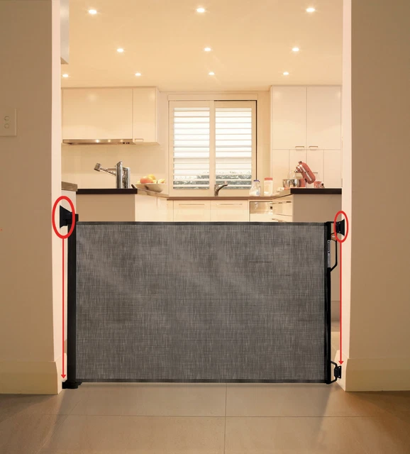 Dreambaby Spacers for Retractable Gate Black