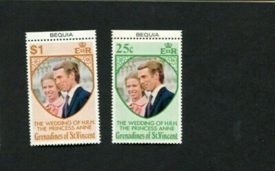 Excellent État A Colibri Oiseaux Ensemble Sg:487/91 Stamps-St Vincent 1986 