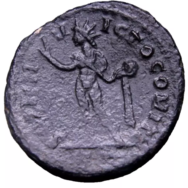 Constantine I (307/310-337). Æ Follis Sol Wearing Crown TT Mark Roman Coin