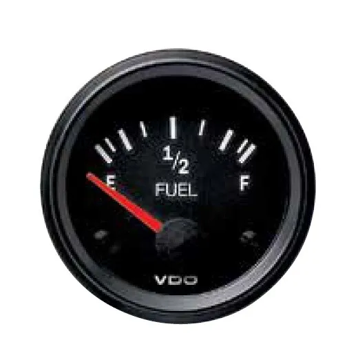 VDO Cockpit International Fuel Gauge - Tubular, 24 Volt, 52mm 301040002