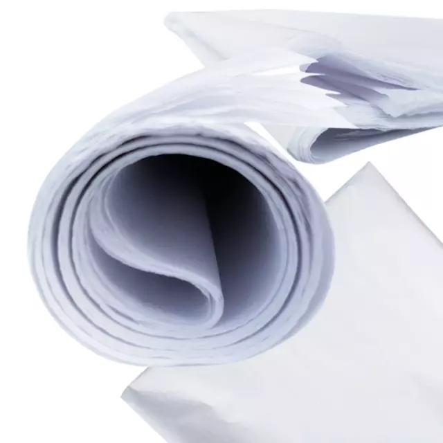 1000 x SHEETS OF WHITE ACID FREE TISSUE PAPER 450 x 700mm *Fast Delivery*