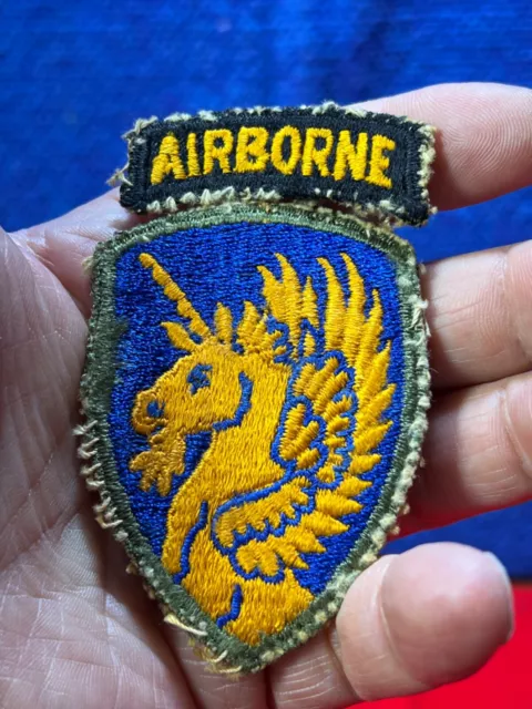 ‼️L 👀K‼️ Us Ww2 Military Patch Ss-10.   **Us Army 13Th Airborne**