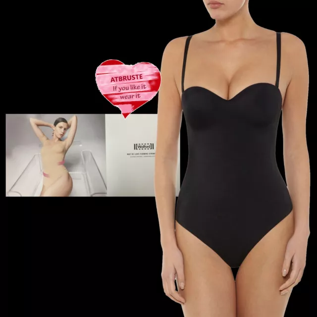 Wolford tappetino di lusso forma. String Body • M-C • black... reggiseno a fascia integrato