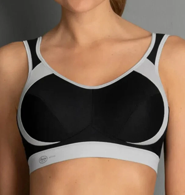 Anita Women’s Wire-Free Sports Bra 5529 – 2-Pack, Maximum Support, Full Figure, Seamless, For High-Impact Workouts