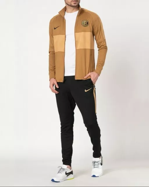 TUTA CALCIO NIKE Inter Milan Strike oro nero media nuova