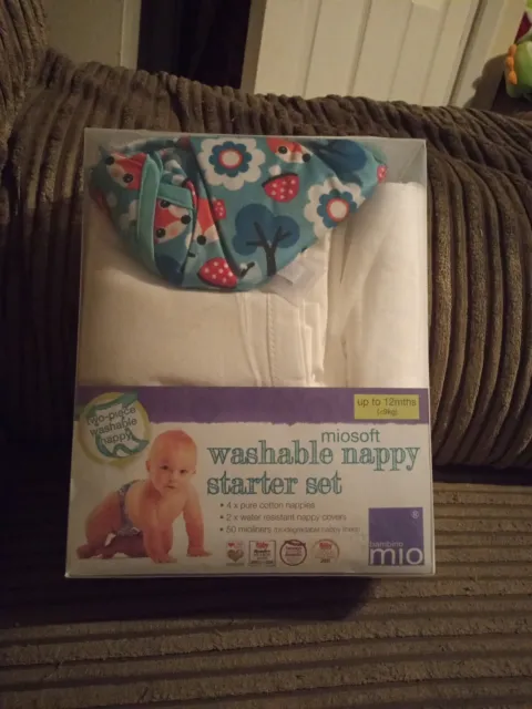 Bambino Mio Washable Nappy Starter Set Up to 9kg / Up To 12 Months SK014 AA 01