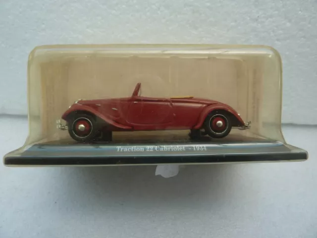 Norev ? Presse Citroen Traction 22 Cabriolet 1934 Neuf + Blister Ouvert