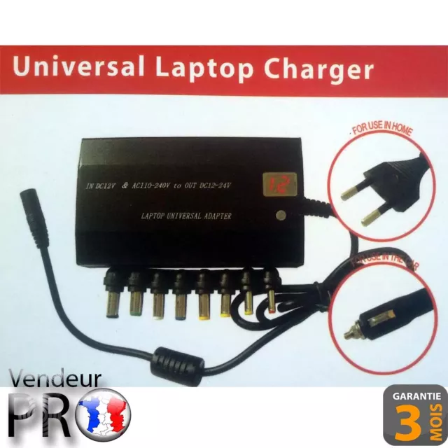 Chargeur Pc portable universel alimentation HP Dell Asus Samsung Lg Acer Toshiba