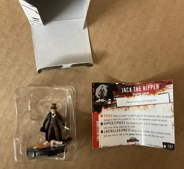 HORRORCLIX PROMO COLLECTOR’S EDITION FIGURE (2006) WizKids; Jack the Ripper #107