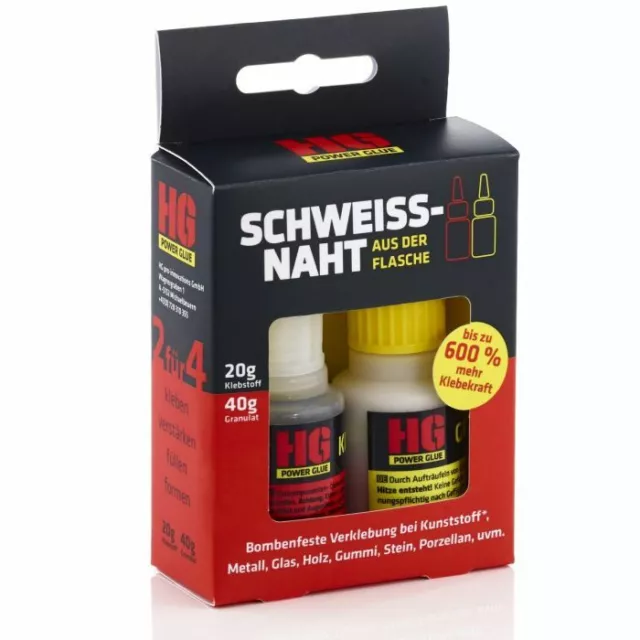 Die Schweißnaht aus der Flasche - Klebstoffe für Kunststoffe - HG POWER GLUE