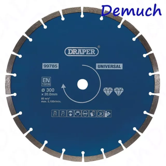 Draper Segmented Diamond Blade, 300mm DRA-99785