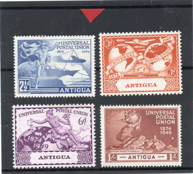 Antigua GV1 1949 Universal Postal Union sg 114-17 VLH.Mint